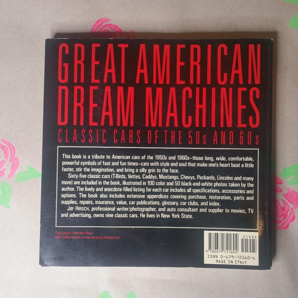 Great American Dream Machines Softcover Book By Jay Hirsch - Picture 3 of 7
